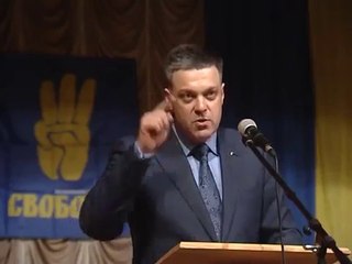 Svoboda Leader Oleh Tyahnybok -Terrorists organised Ethnic Cleansing in Donetsk