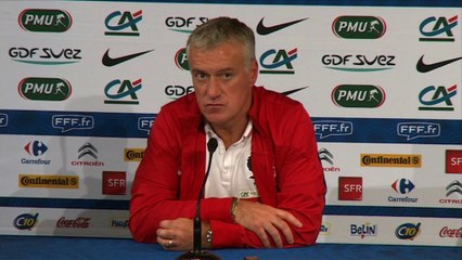 Bleus - Deschamps : "Ribéry traine un problème de dos"