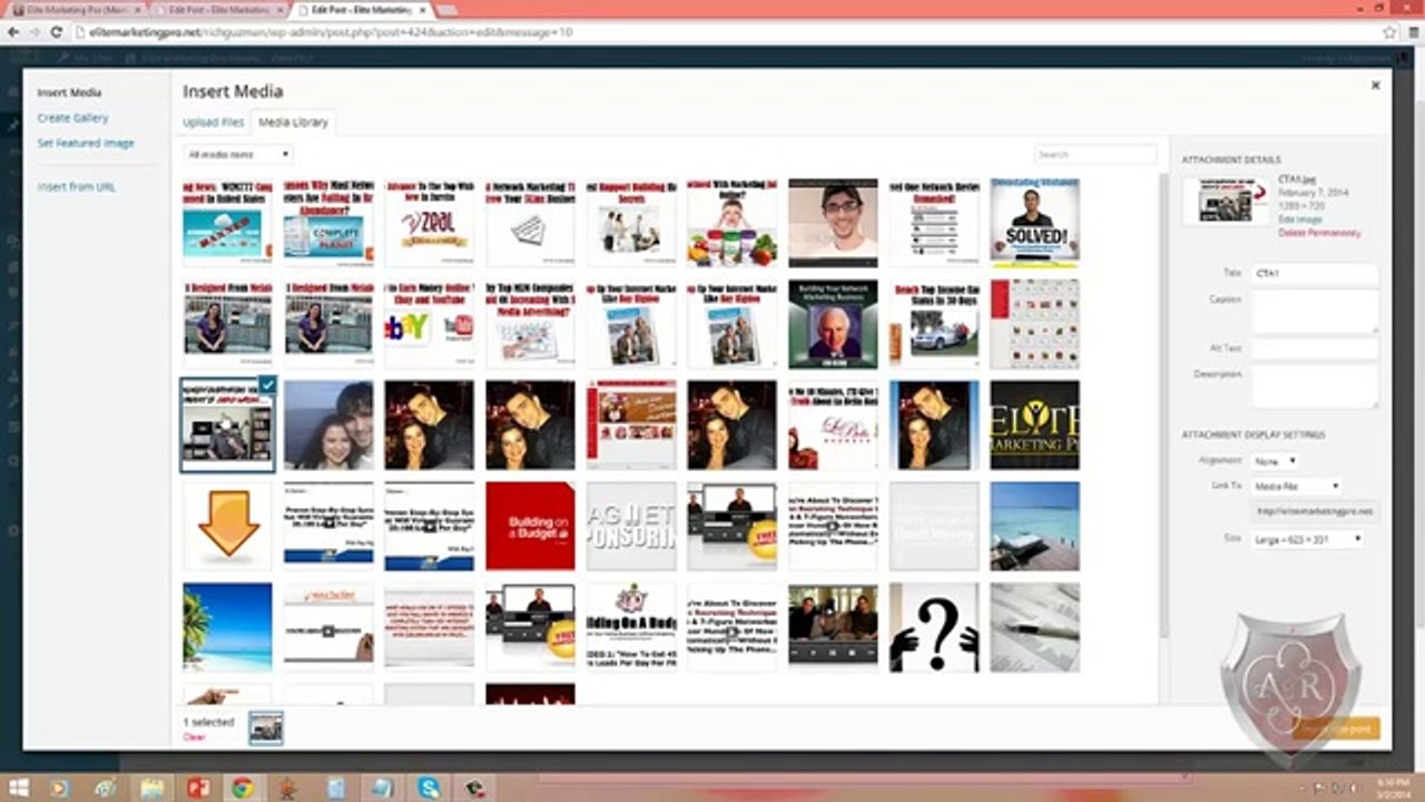 Elite Marketing Pro Training 1 | How To Post On The Elite Marketing Pro Blog