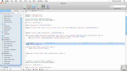 Formatting The Content Boxes