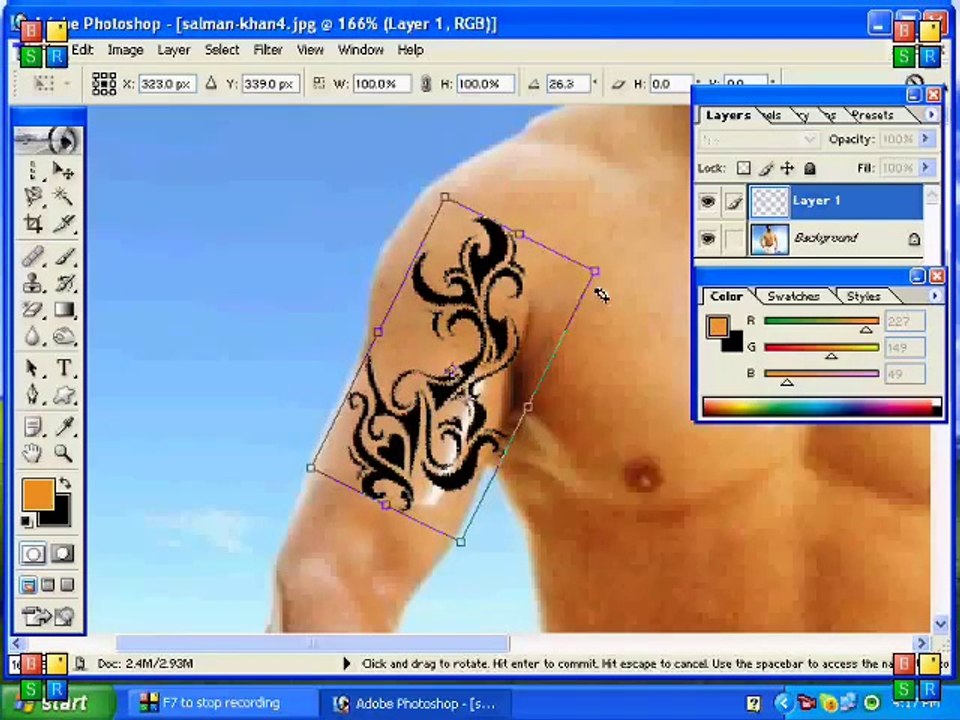 Photoshop 7 Tutorial Urdu Lesson 7 - Complete Tutorials - Graphic Designing course