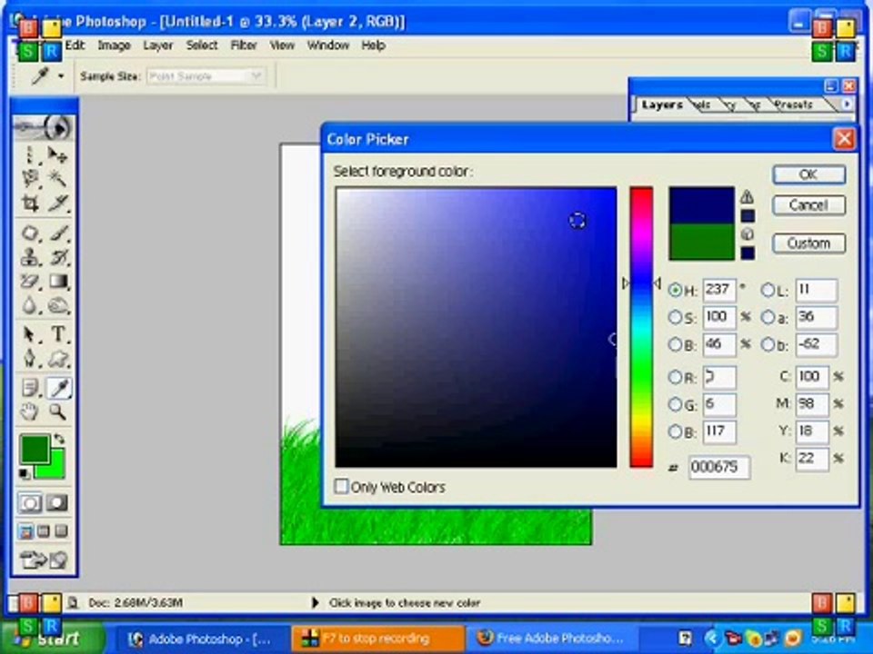 Photoshop 7 Tutorial Urdu Lesson 11 - Complete Tutorials - Graphic Designing course