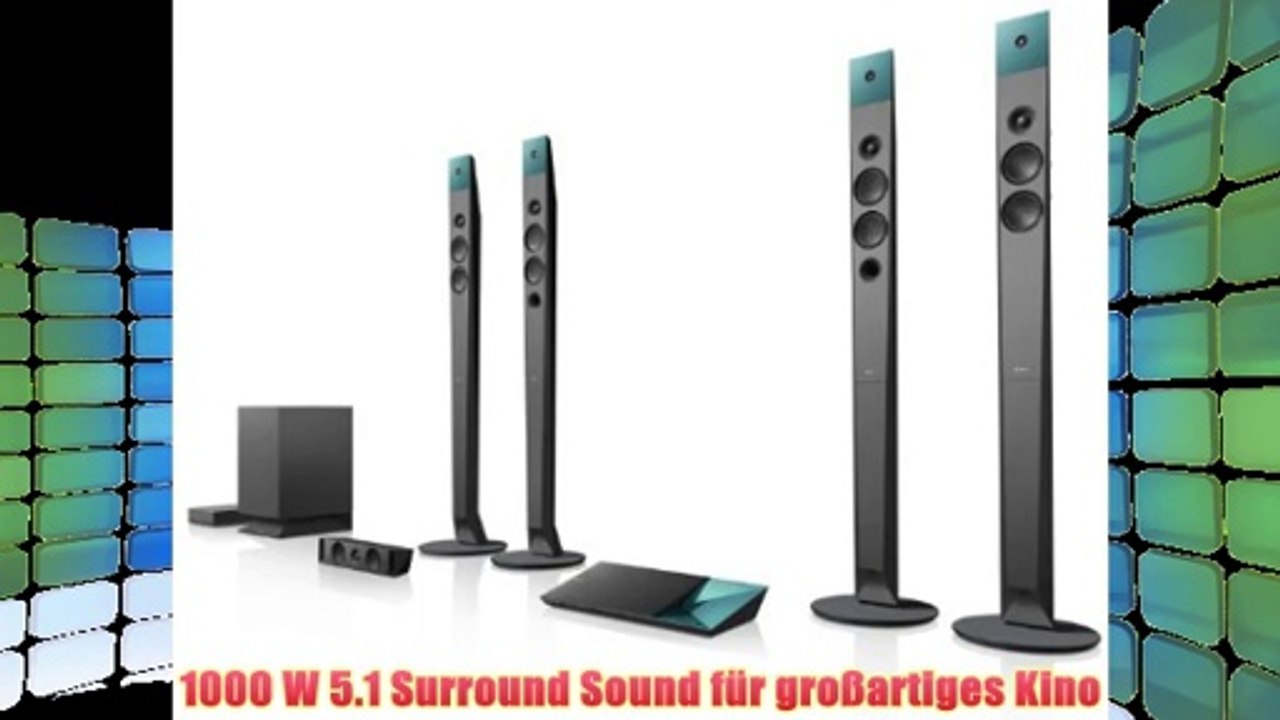 Sony BDV-N9100WB 5.1 Blu-ray Heimkinosystem (1000Watt / 4k UltraHD Upscaling / 3D / W-LAN Bluetooth