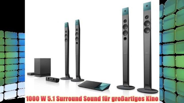 Sony BDV-N9100WB 5.1 Blu-ray Heimkinosystem (1000Watt / 4k UltraHD Upscaling / 3D / W-LAN Bluetooth