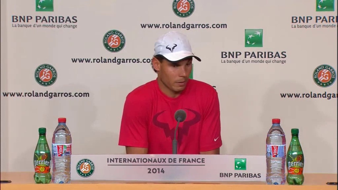 Rafael Nadal Press Conference (in Spanish) / R1 RG 2014