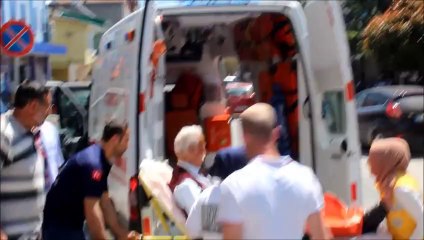 Fenalaşarak Yere Düşen Yaşlı Adam Hastaneye Kaldırıldı.