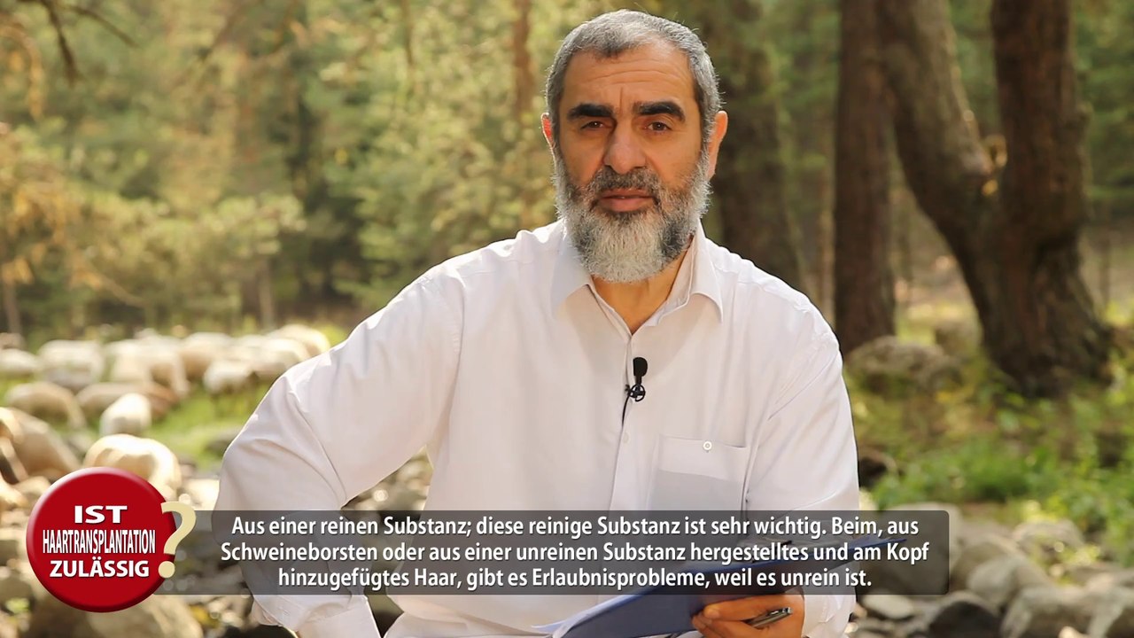 20) Ist Haartransplantation zulässig? - Deutscher Untertitel - Nureddin Yıldız