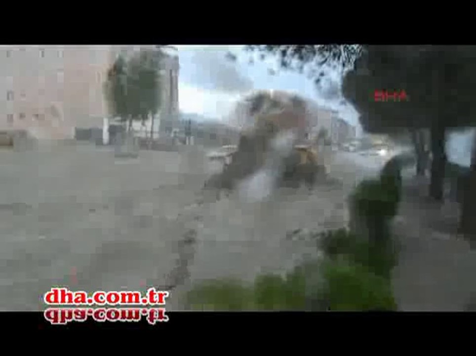 Çorumda sel var -KonyaMesaj.com