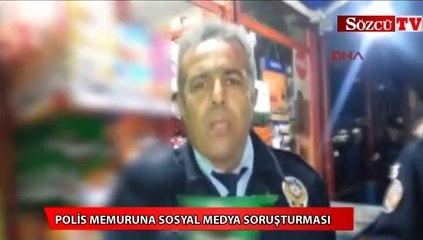 Polis memuruna sosyal medya soruşturması