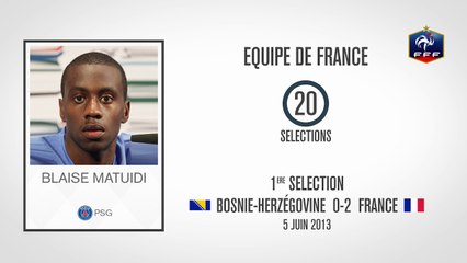 Les 23 bleus en chiffres:  Blaise Matuidi