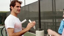 Google Glass : Roger Federer filme son entraînement