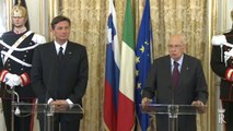 Roma - Visita di Stato del Presidente della Repubblica di Slovenia (26.05.14)