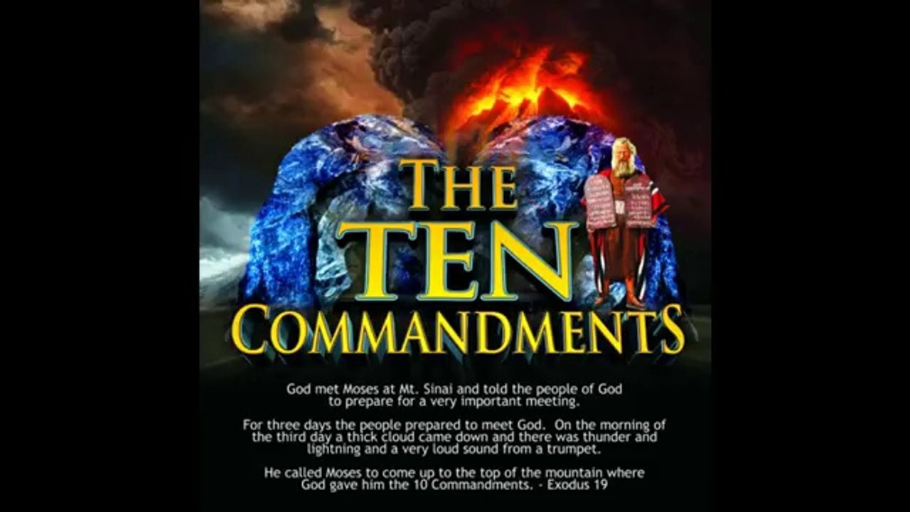 Help children memorize 10 Commandments