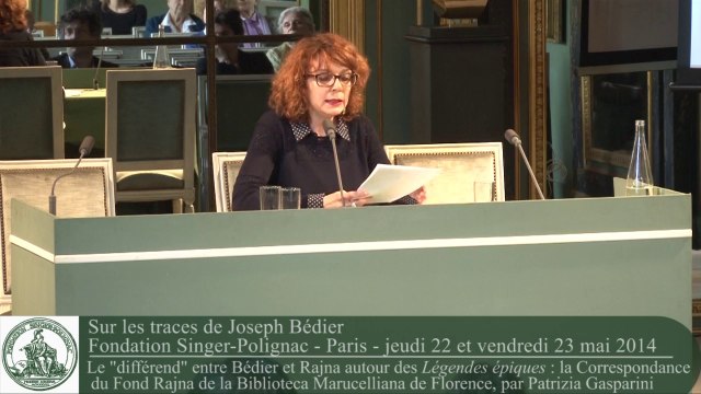 Le différend entre Bédier et Rajna autour des Légendes épiques : la Correspondance du Fond Rajna de la Biblioteca Marucelliana de Florence par Patrizia Gasparini