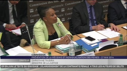 Christiane Taubira : "la réforme pénale n'a pas pour but de supprimer la prison !"