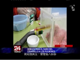 Hong Kong: doctores demuestran los efectos que causan los cigarrillos