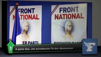 Top Média : à peine élue, une eurodéputée FN doit démissionner