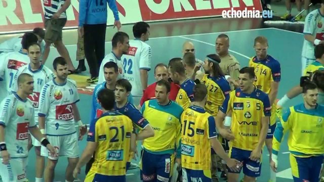 Bagarre générale Orlen Wisła Płock - Vive Targi Kielce