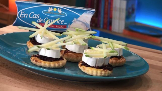 Tartelettes fines à la compotée d'oignons rouges, pommes & En Cas de Caprice - 750 Grammes