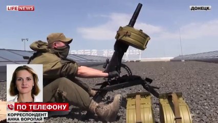 Peace militants secure the Donetsk airport