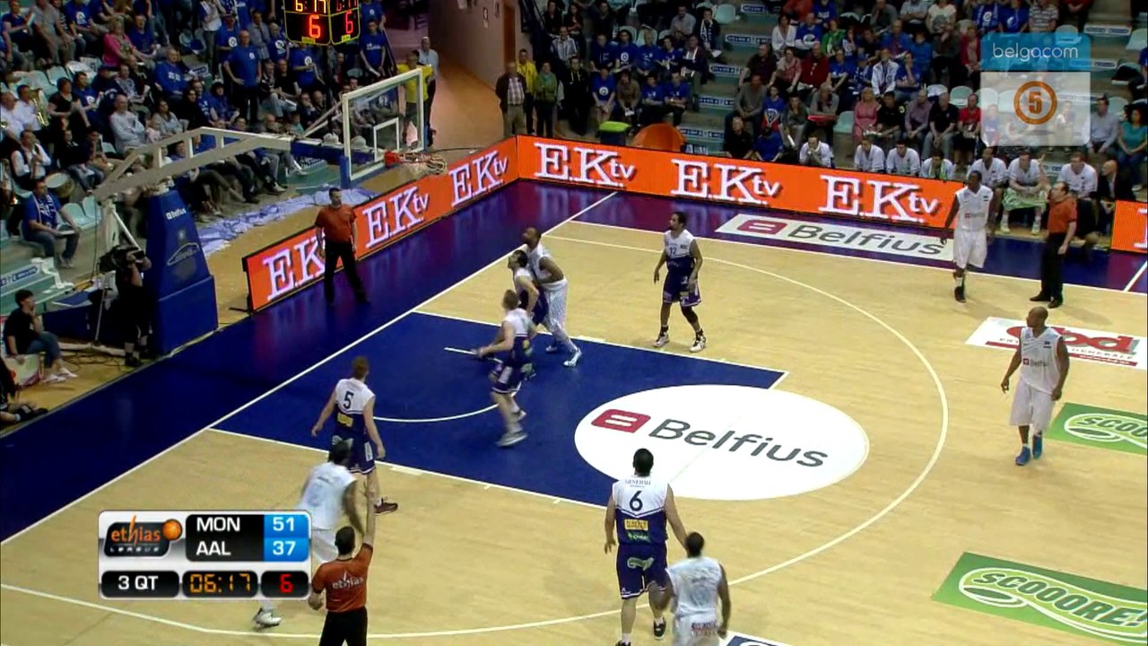 Semi Final: Belfius Mons-Hainaut 77 - 65 Okapi Aalstar   (NL)