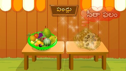Learn about Fruits - Animated Video for kids in Telugu.