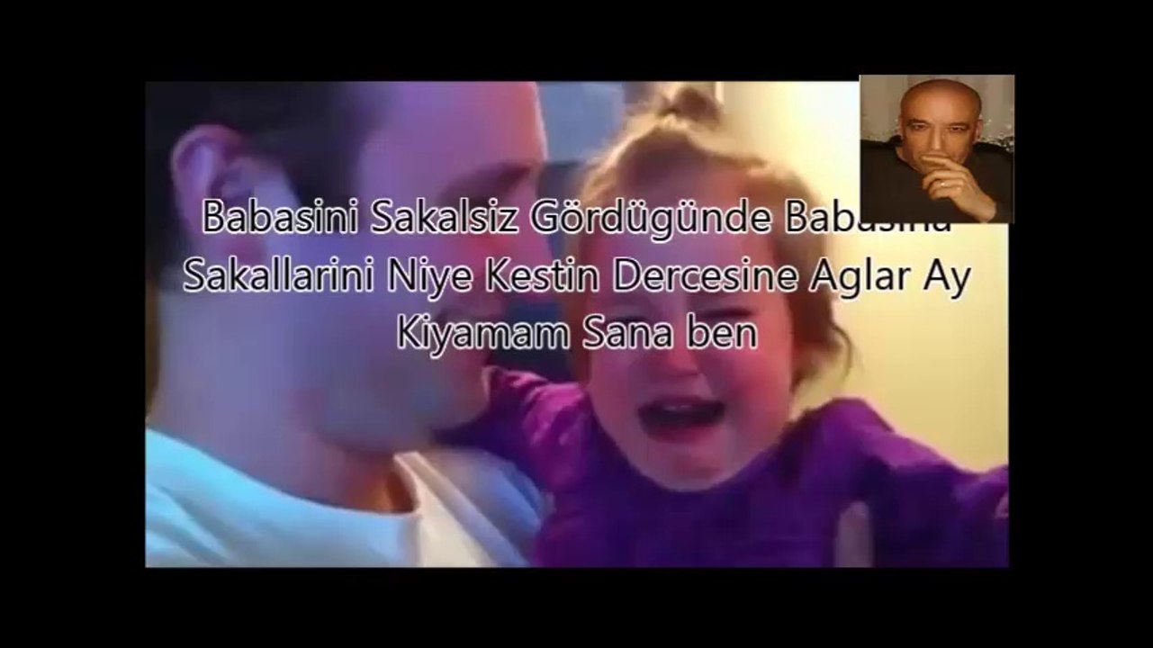 Baby Girl Misses Her Dad's Beard Babasinin Sakalini Özleyen Kiz(Nurettin Özdemir)