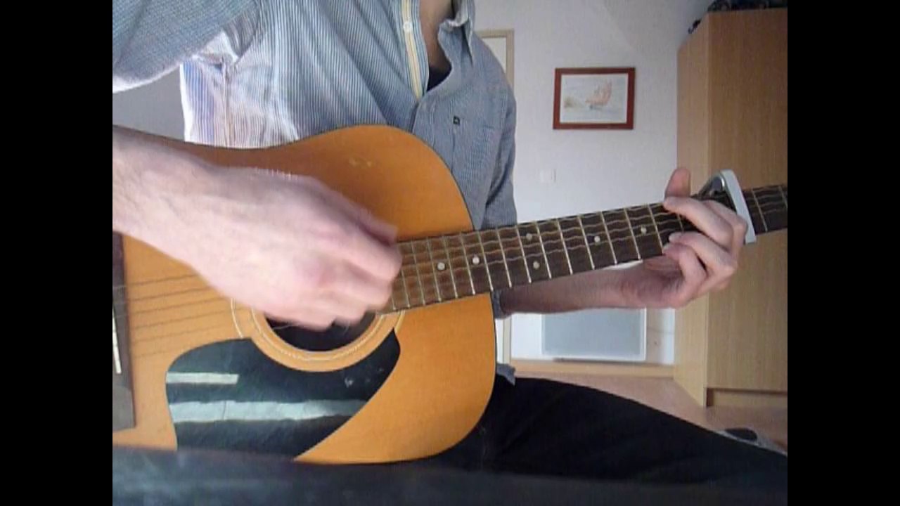 Oasis - "Wonderwall" [ \Headless/ acoustic guitar cover HD ]