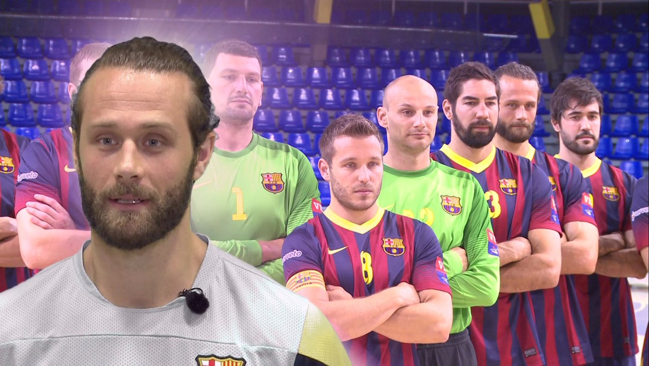 Making off shooting photo FC Barcelone (EHFCL)
