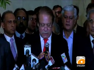 Prime Minister Nawaz Sharif Press Conference in India