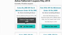How to use Fabfurnish Coupon Codes & Discount Vouchers