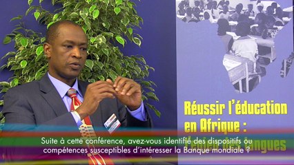 Interview d’Adama Ouedraogo, Senior Education Specialist, Banque mondiale