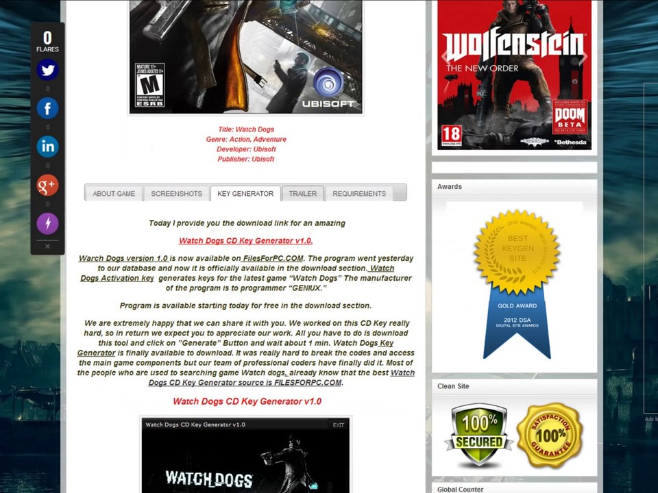 Watch Dogs Serial Key download