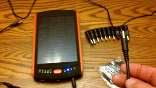 Portable Solar Charger 6000mAh Mobile Power Bank Dual USB Output