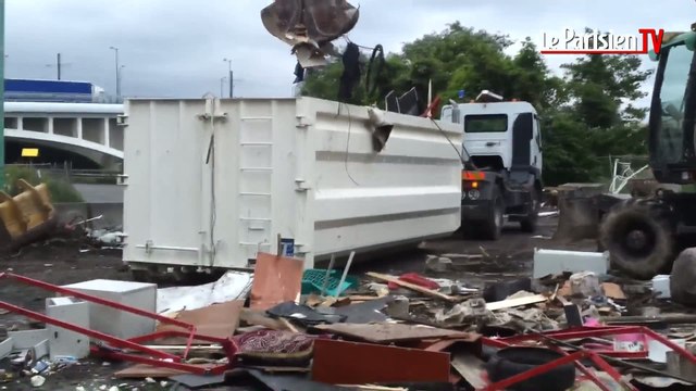 Evacuation du camp Roms de Bezons