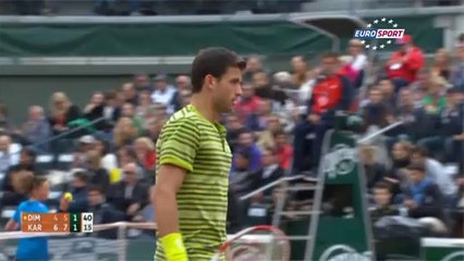Ivo Karlovic birinci turda Grigor Dimitrov'a set vermedi