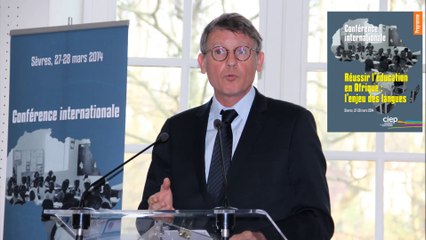 Discours d'ouverture de M. Vincent Peillon, ministre de l'éducation nationale