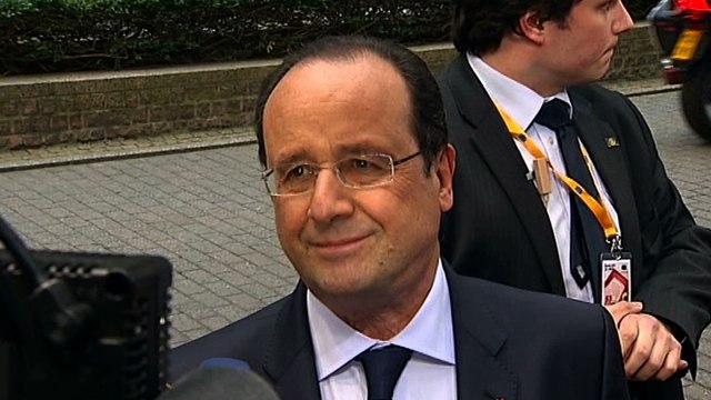 Déclaration du président de la République lors de son arrivée au Conseil européen