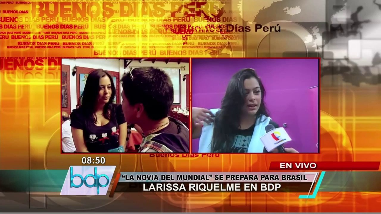 Larissa Riquelme reporteará desde el Mundial de Brasil para Panamericana TV