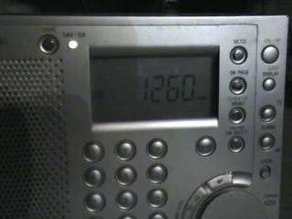 Radio Pakistan Peshawar at 1260 KHz heard at Islamabad