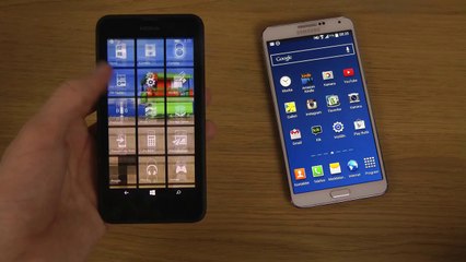 Nokia Lumia 630 vs. Samsung Galaxy Note 3
