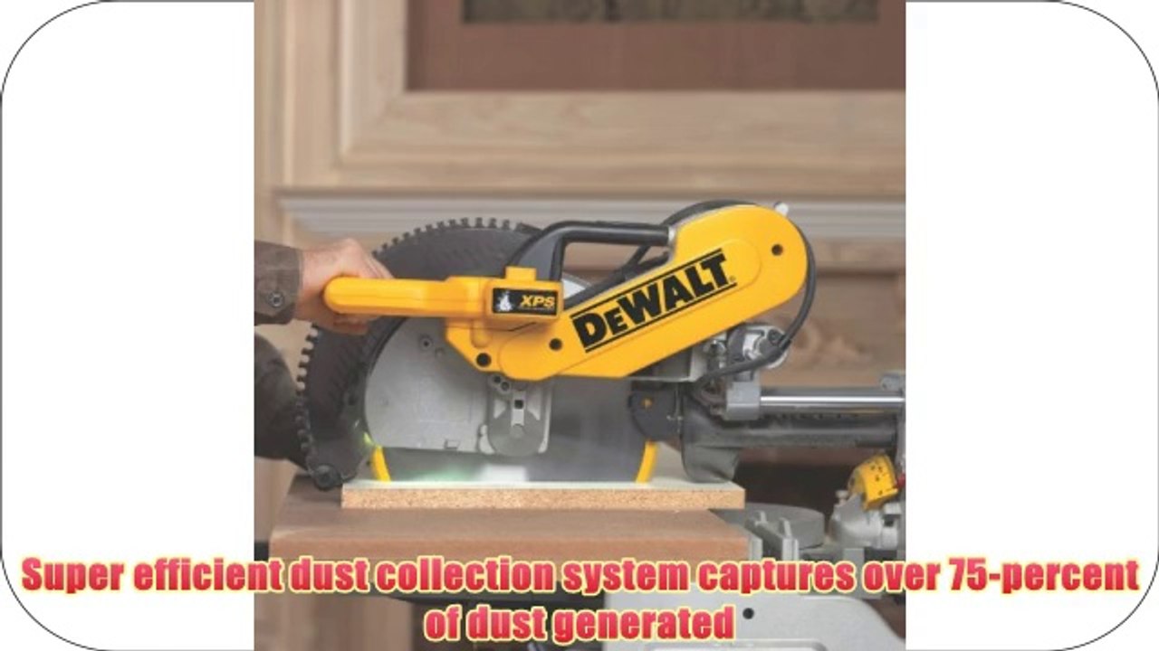 DEWALT DWS780 12-Inch Double Bevel Sliding Compound Miter Saw
