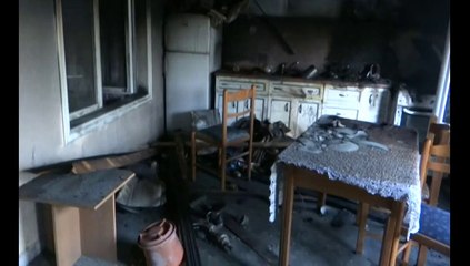 ÇEPELLİ'DE YANGIN AİLEYİ PERİŞAN ETTİ