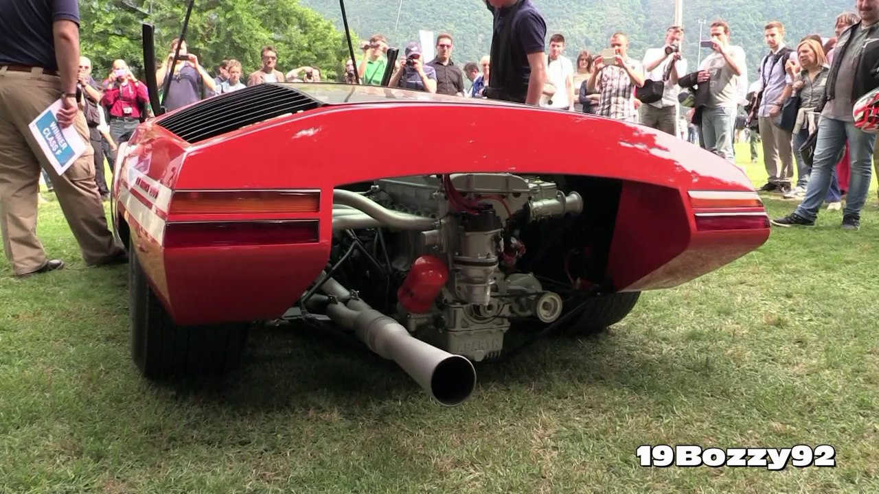 1969 Fiat Abarth 2000 Scorpio Concept Car Amazing Sound