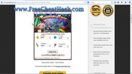 Treasure Epic Cheats Coins Gems Hacks Tool - Free Download ( With Proof )