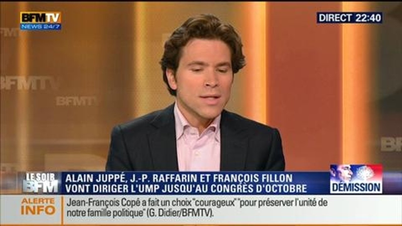 Le Soir BFM: Affaire Bygmalion: Jean-François Copé a démissionné de la présidence de l'UMP - 27/05