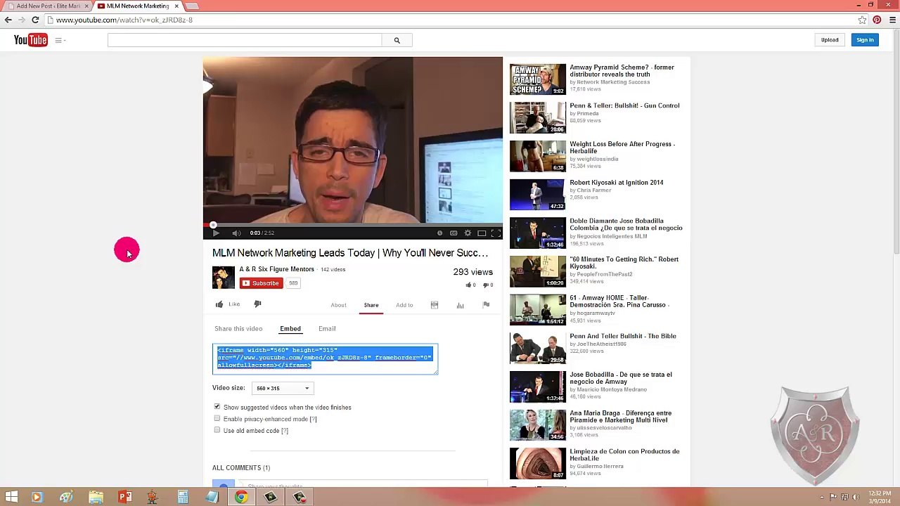 Elite Marketing Pro Training 3 | How To Insert A Video On Elite Marketing Pro Blog