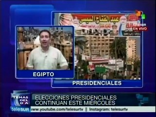 Incrementa afluencia de egipcios en colegios electorales