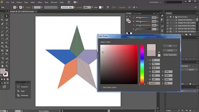 Star Logo Tutorial Adobe Illustrator CS6