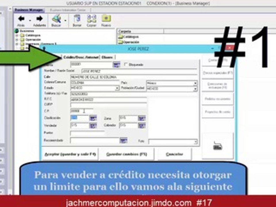 Dar de alta un cliente - My Business POS Delta